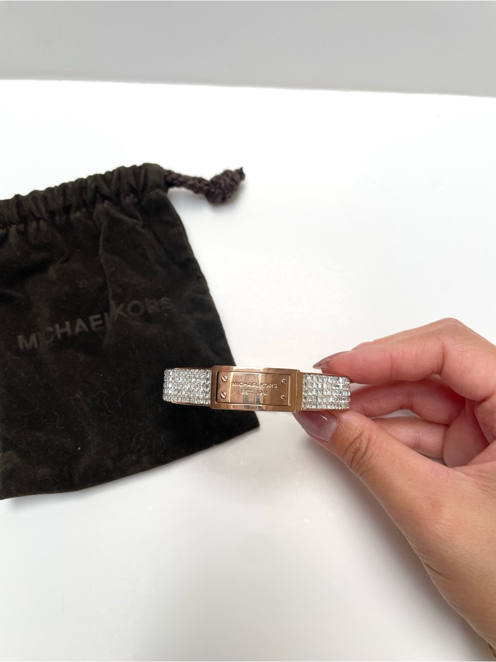 Michael Kors Rose Gold & Crystal Women's Bracelet